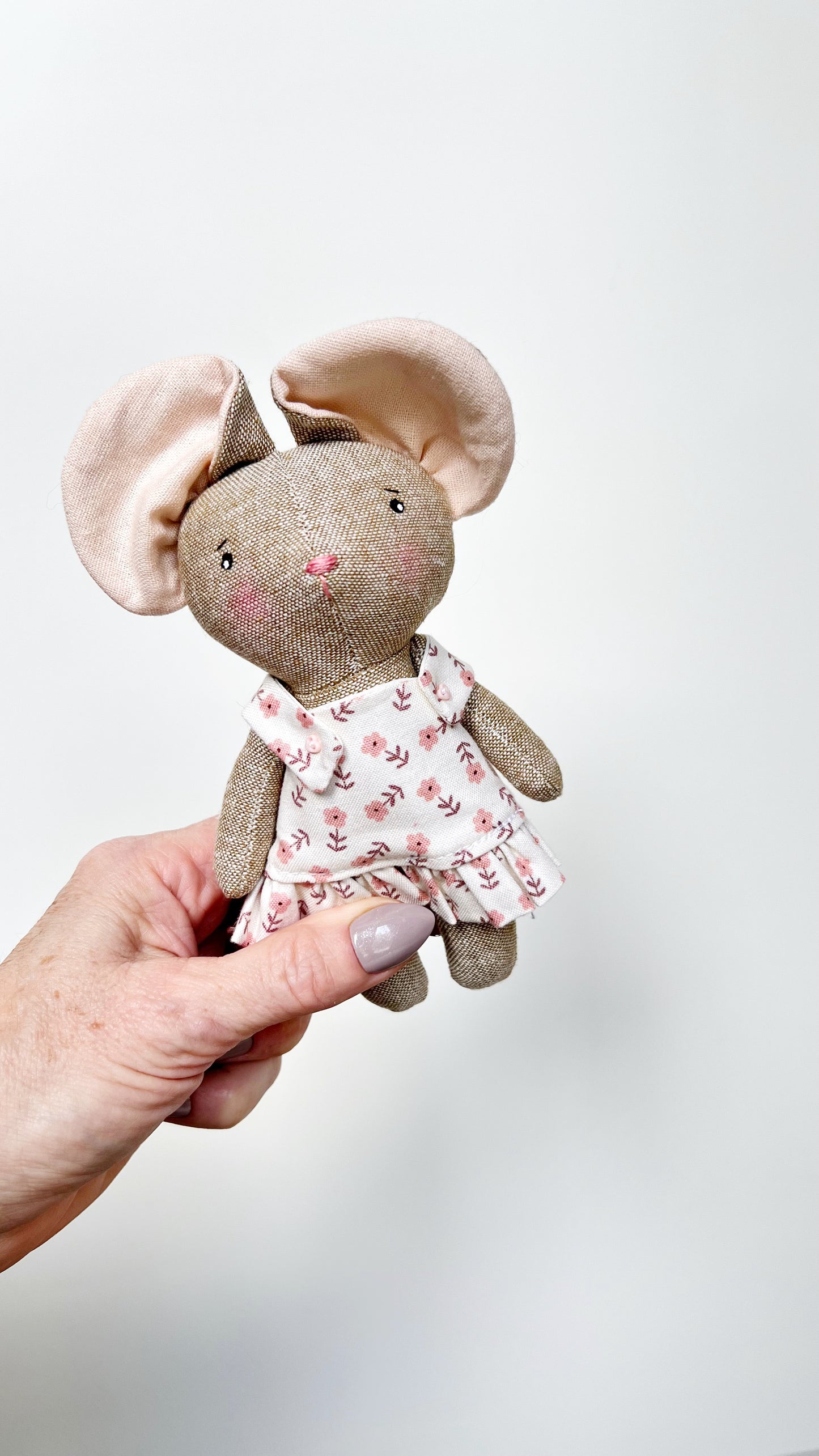 Mini Mouse Doll, Mouse Doll, Dollhouse Doll