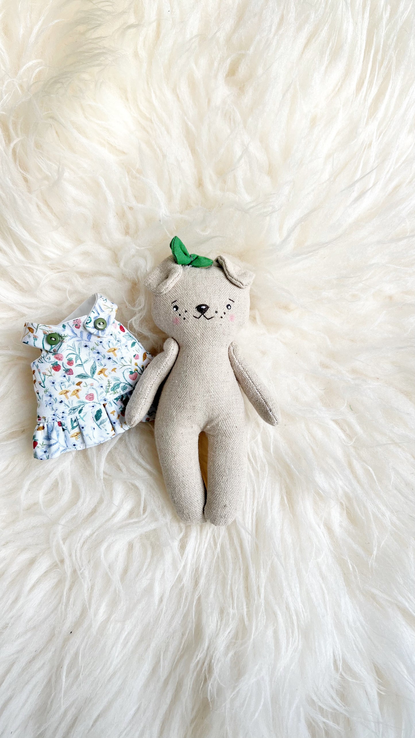Mini Dog Doll, Dog Doll, Dollhouse Doll