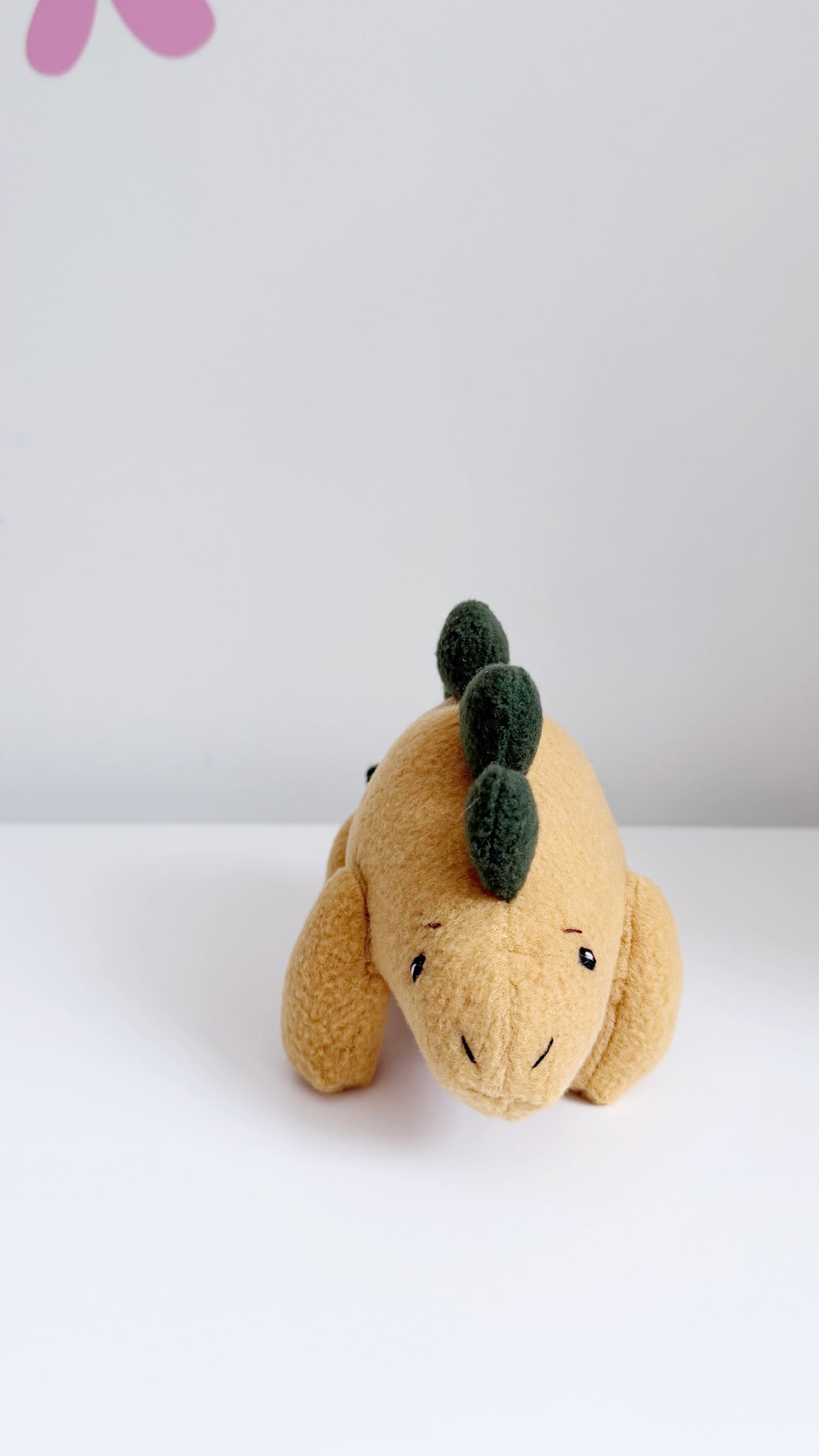Stegosaurus Plushie, Yellow Stegosaurus