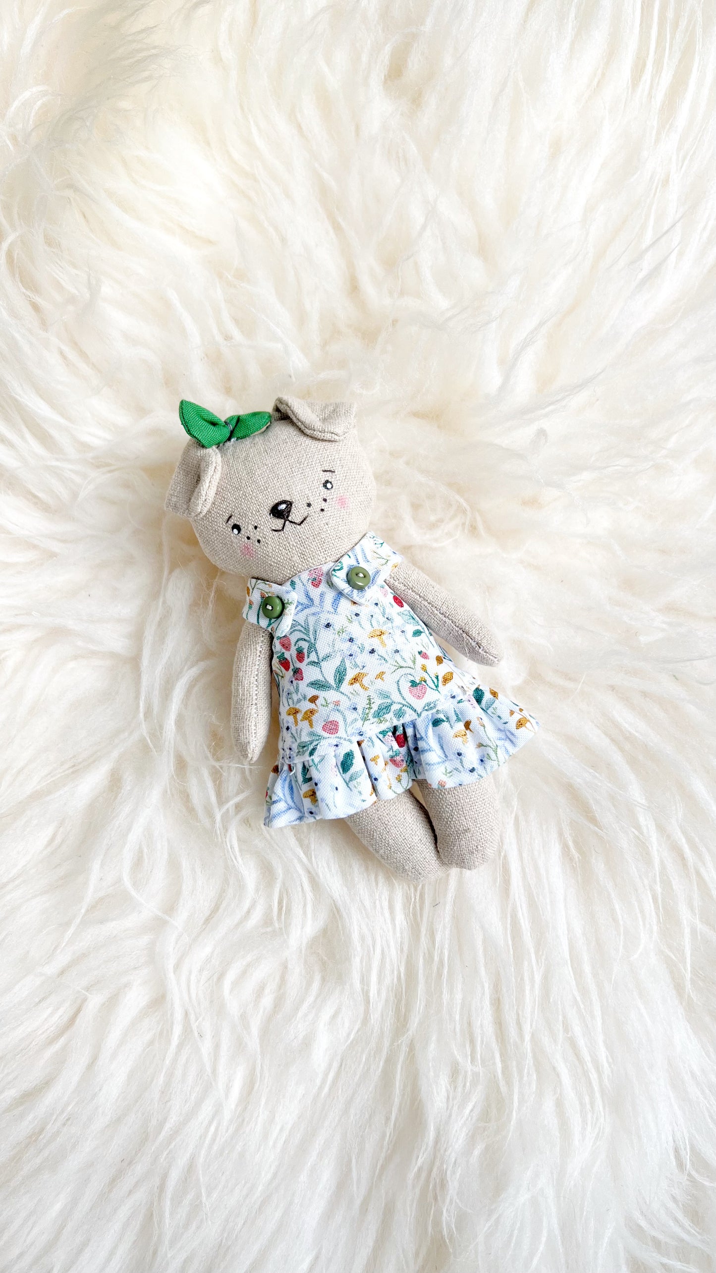 Mini Dog Doll, Dog Doll, Dollhouse Doll