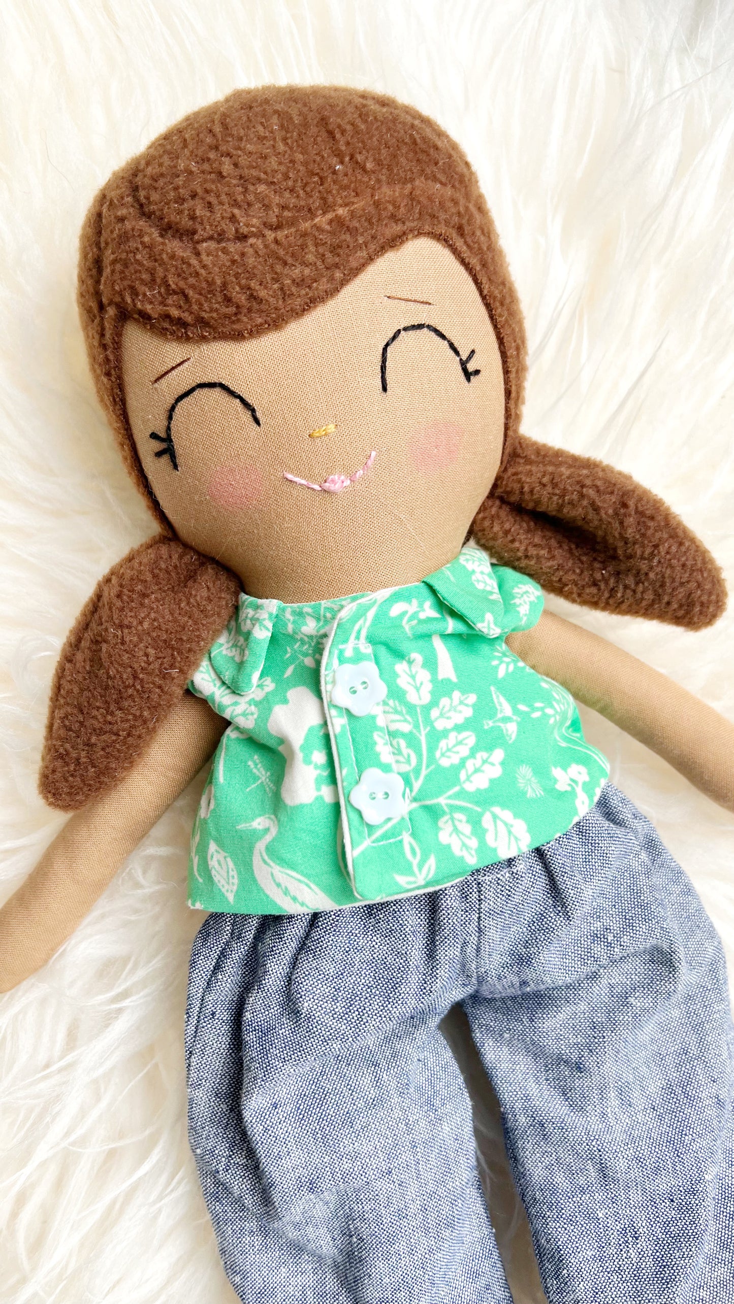 Heirloom doll, handmade doll