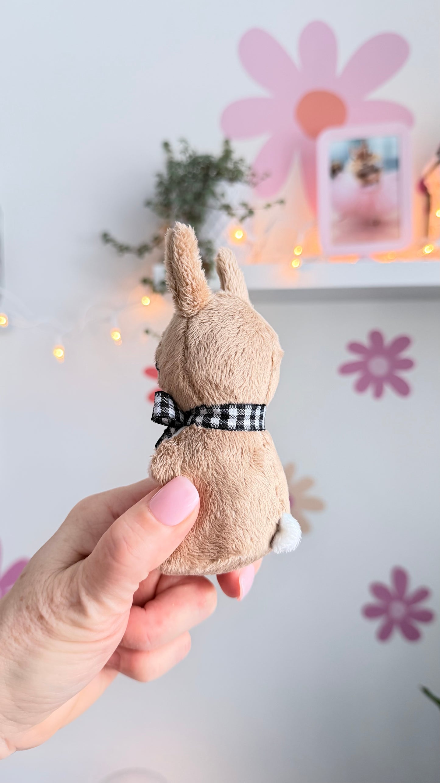 Brown Tea Cup Bunny, Bunny Doll, Brown Bunny, Bunny Plushie