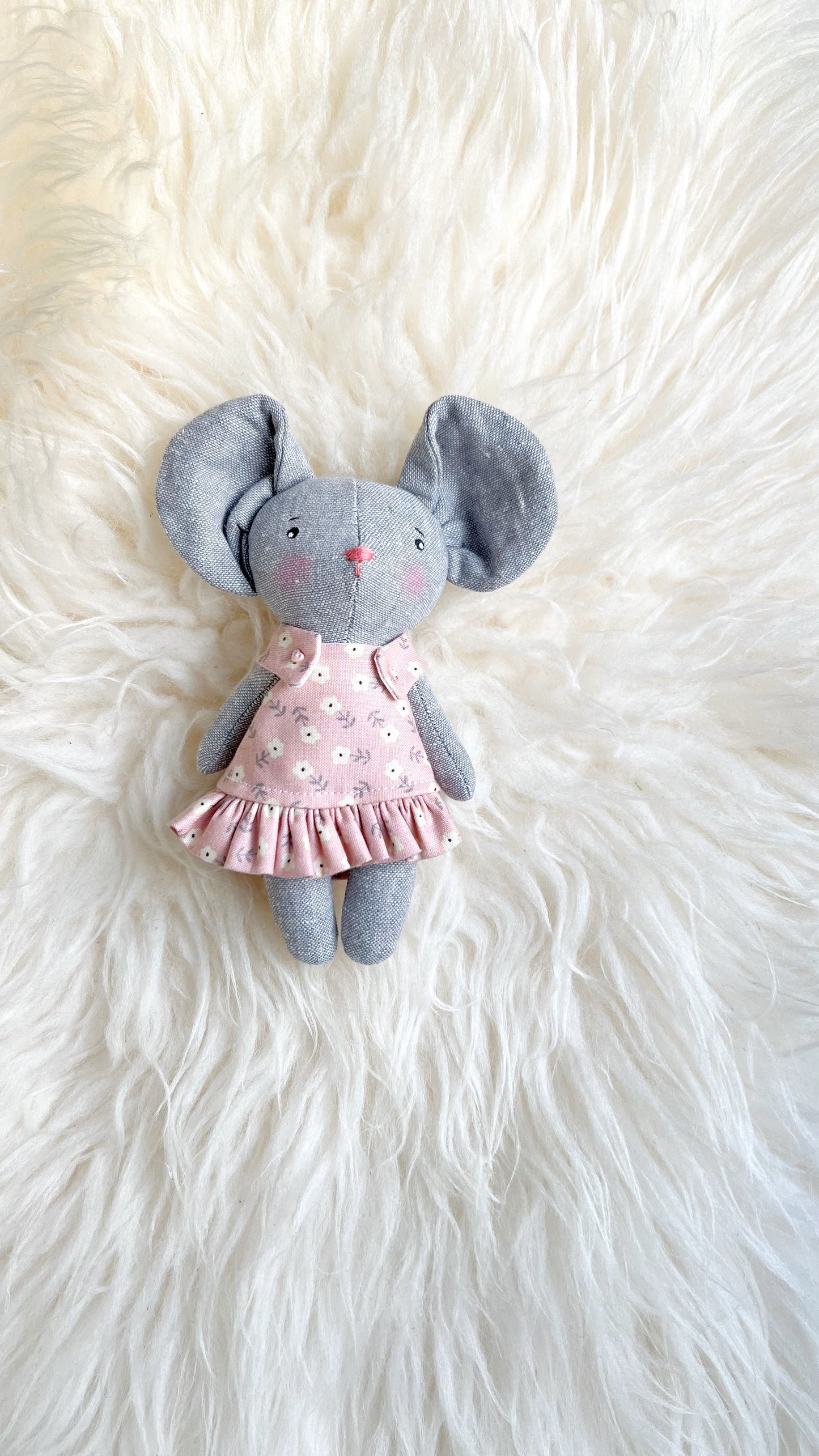 Mini Mouse Doll, Mouse Doll, Dollhouse Doll
