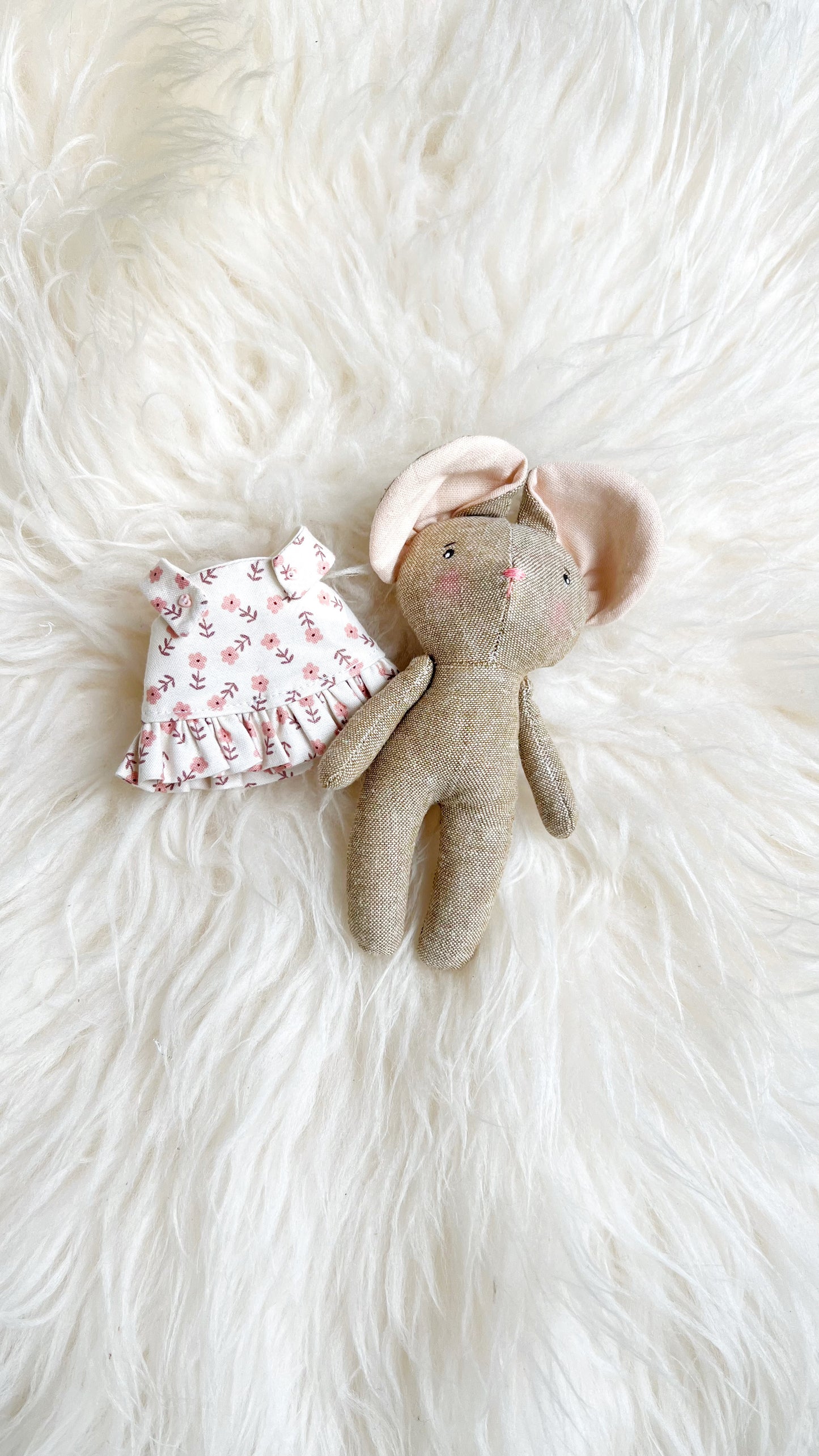 Mini Mouse Doll, Mouse Doll, Dollhouse Doll