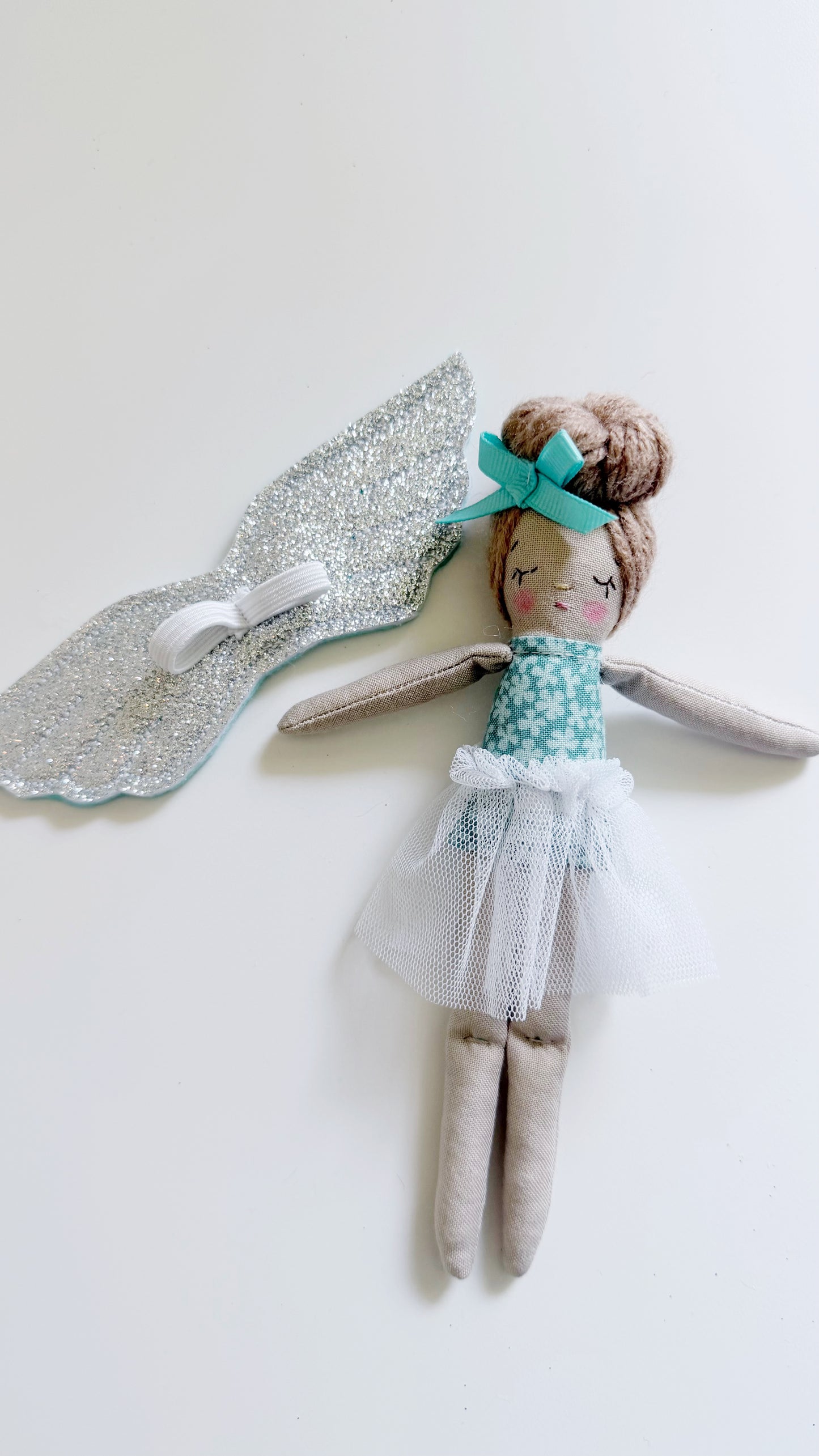 Teal Fairy Doll, Pocket Doll, Fairies