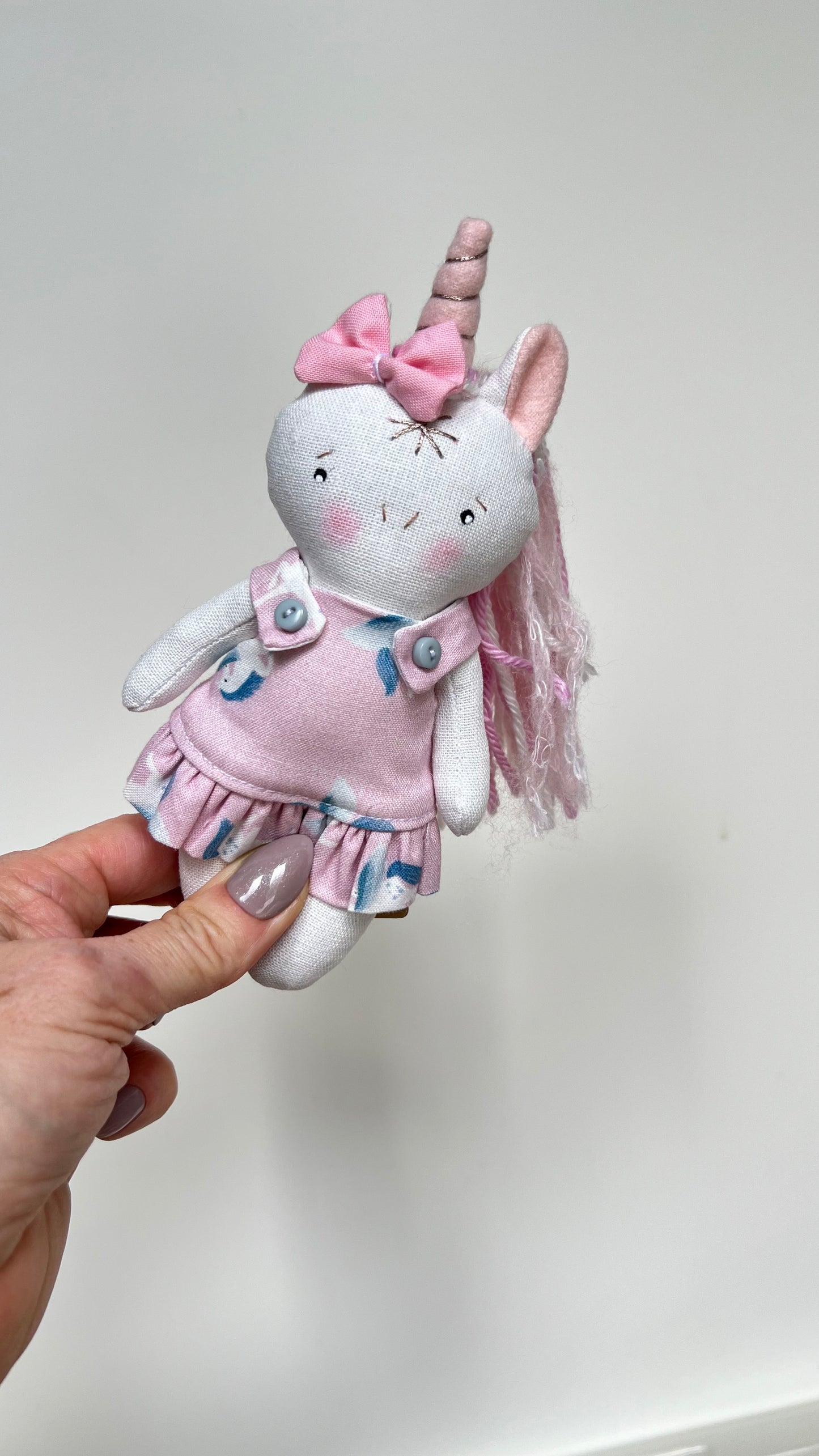 Mini Unicorn Doll, Unicorn Doll, Dollhouse Doll