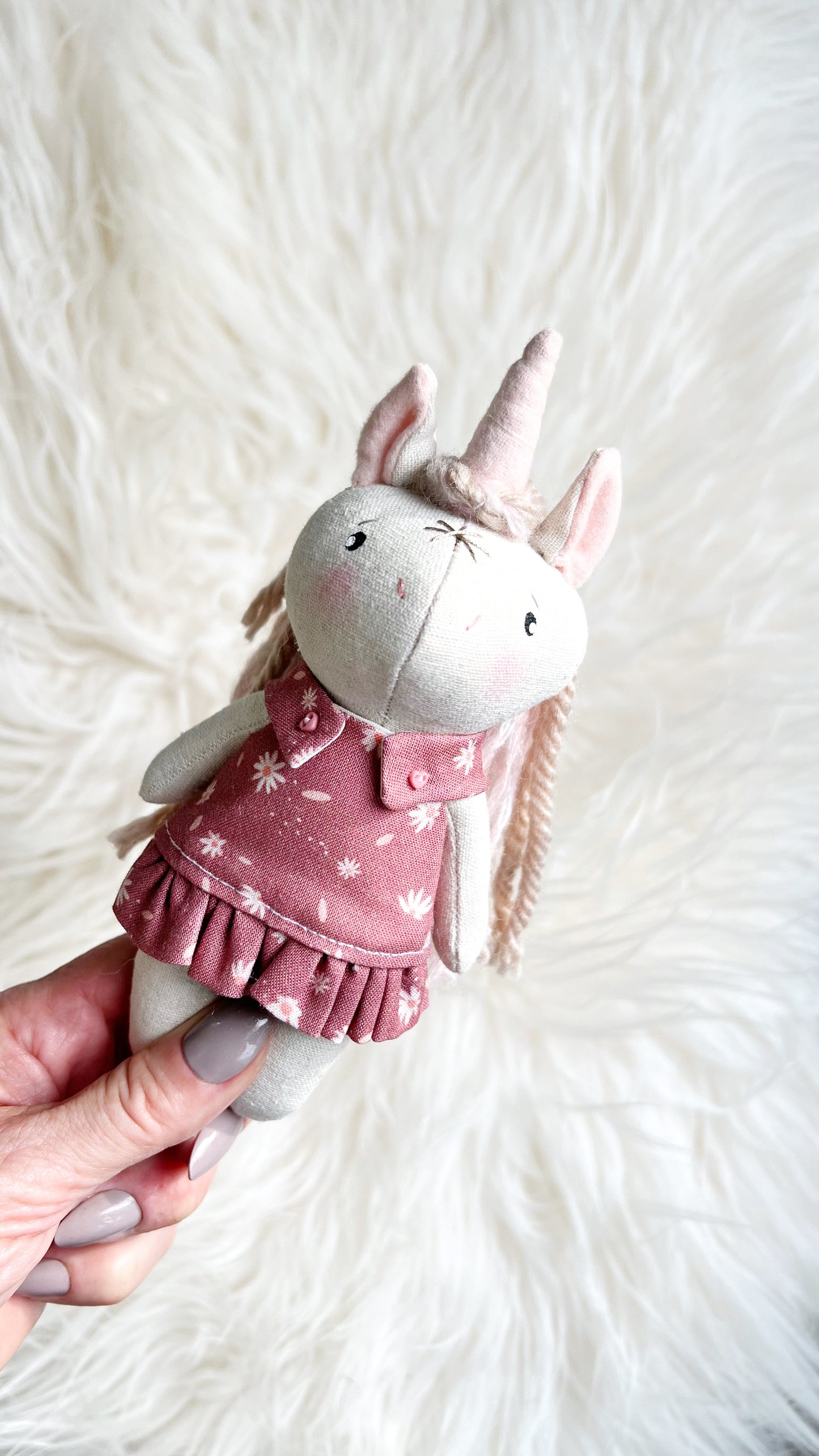 Mini Unicorn, Mini Doll, Unicorn Doll, Dollhouse Doll
