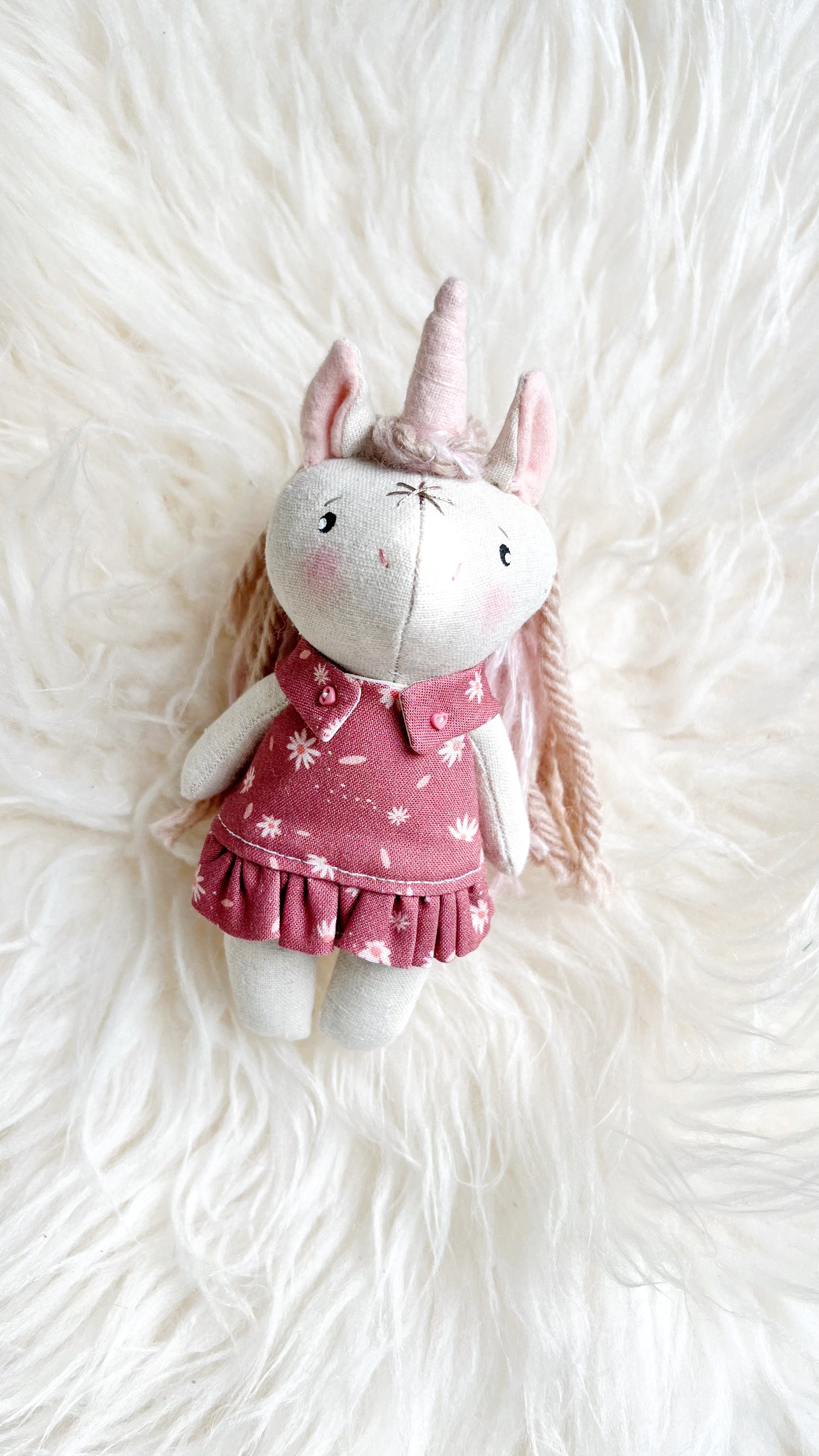 Mini Unicorn, Mini Doll, Unicorn Doll, Dollhouse Doll