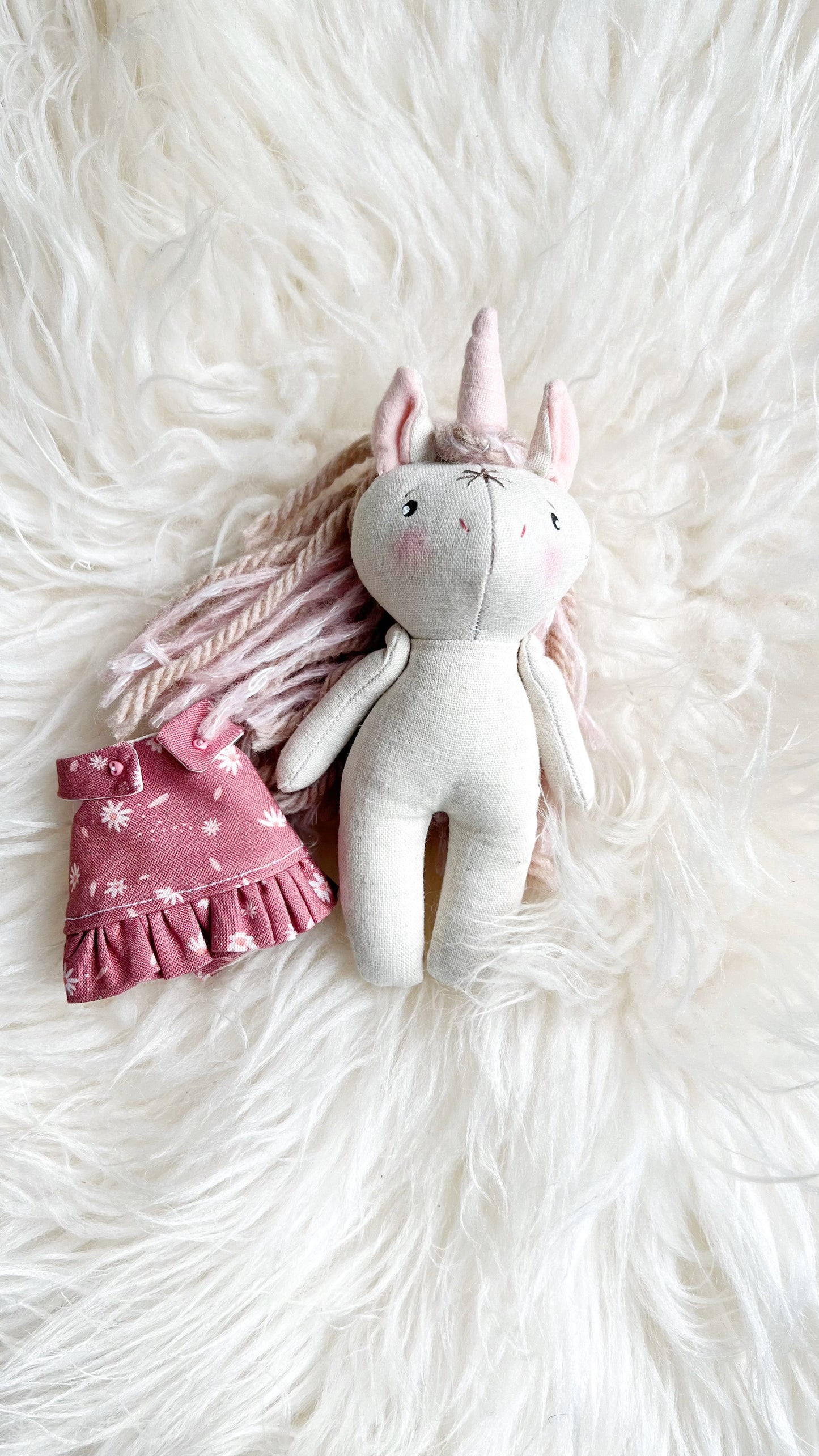 Mini Unicorn, Mini Doll, Unicorn Doll, Dollhouse Doll