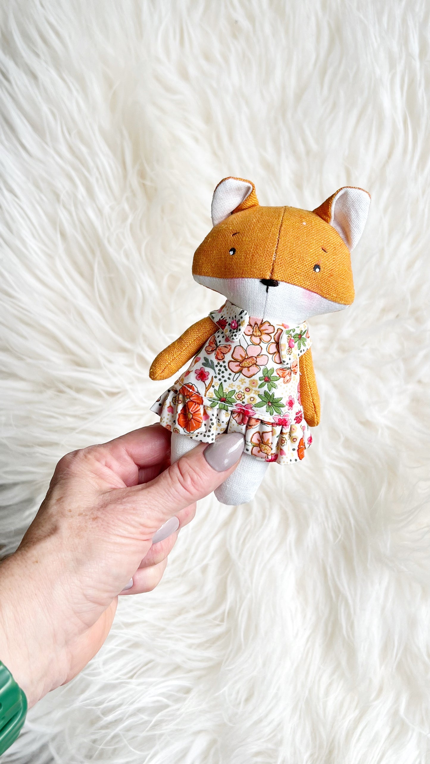 Mini Fox, Fox Doll, Dollhouse Doll