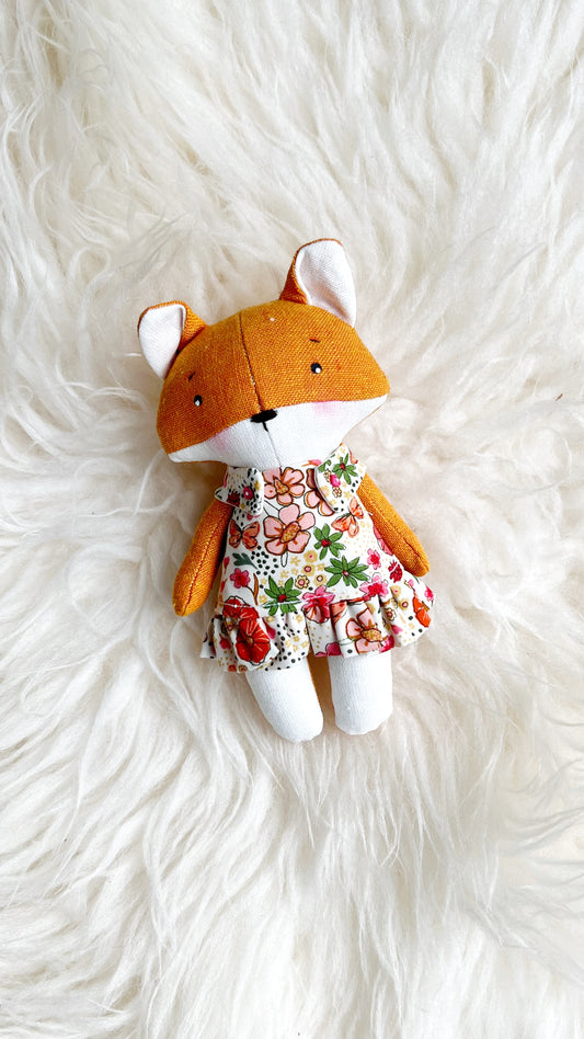 Mini Fox, Fox Doll, Dollhouse Doll