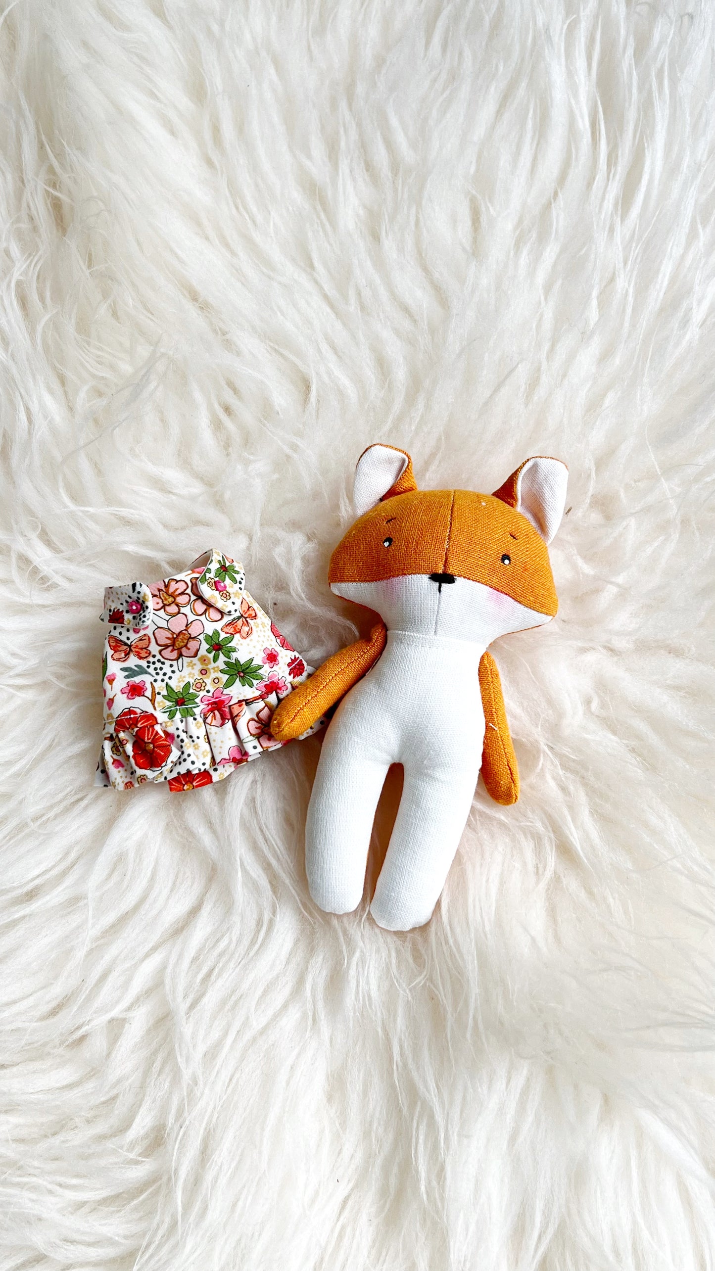 Mini Fox, Fox Doll, Dollhouse Doll