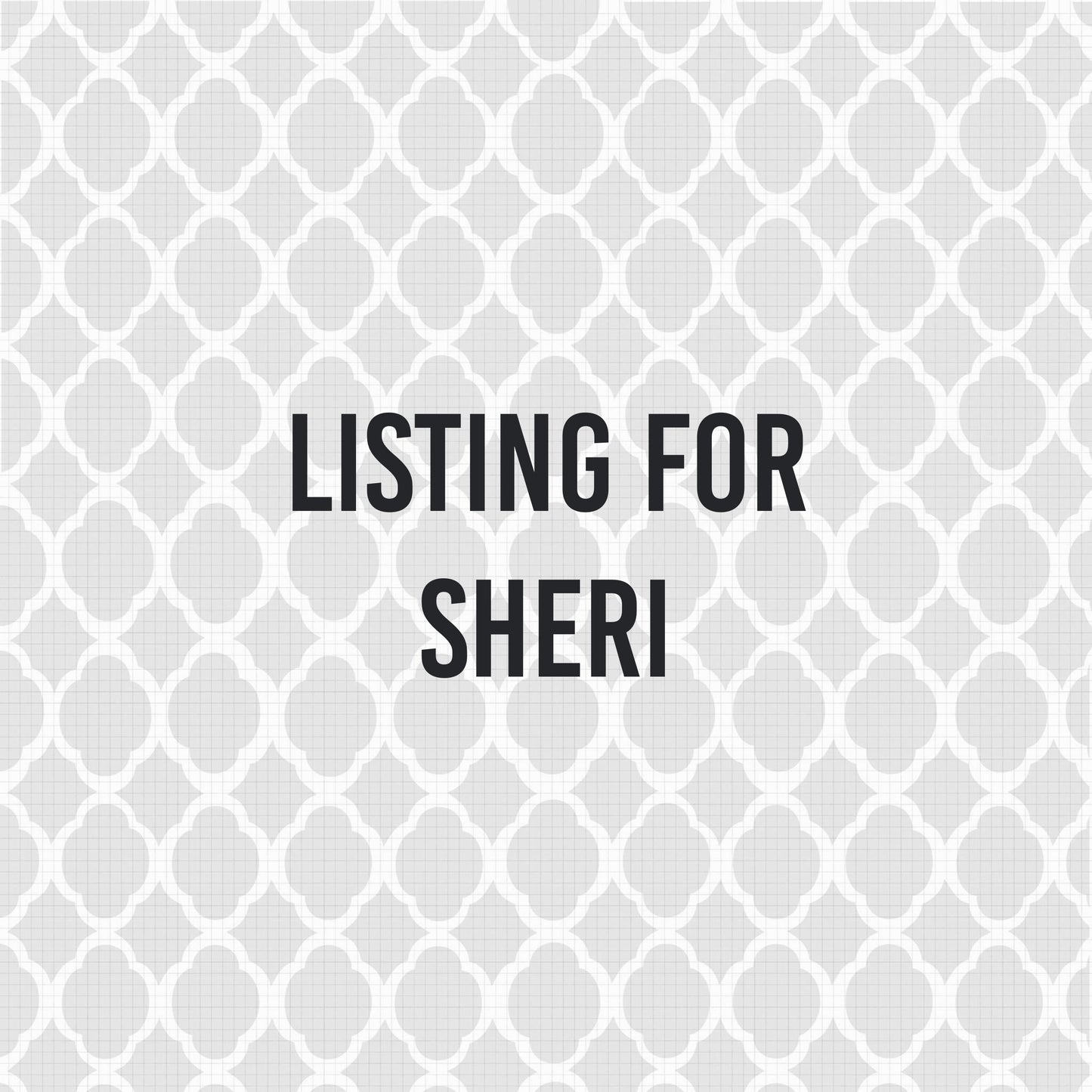 Listing for Sheri