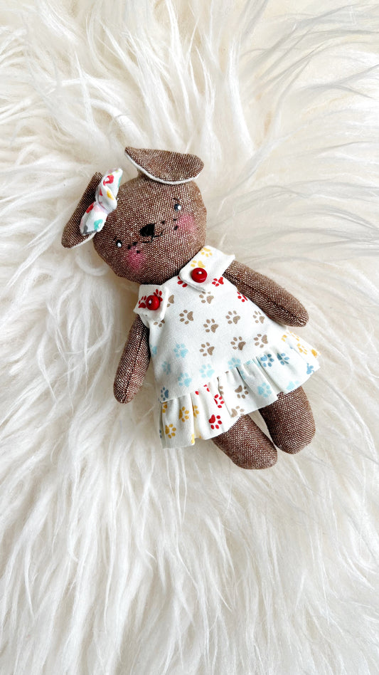 Pocket Dog, Dog Doll, Puppy doll, Pocket Animal, Easter gift, Handmade Doll
