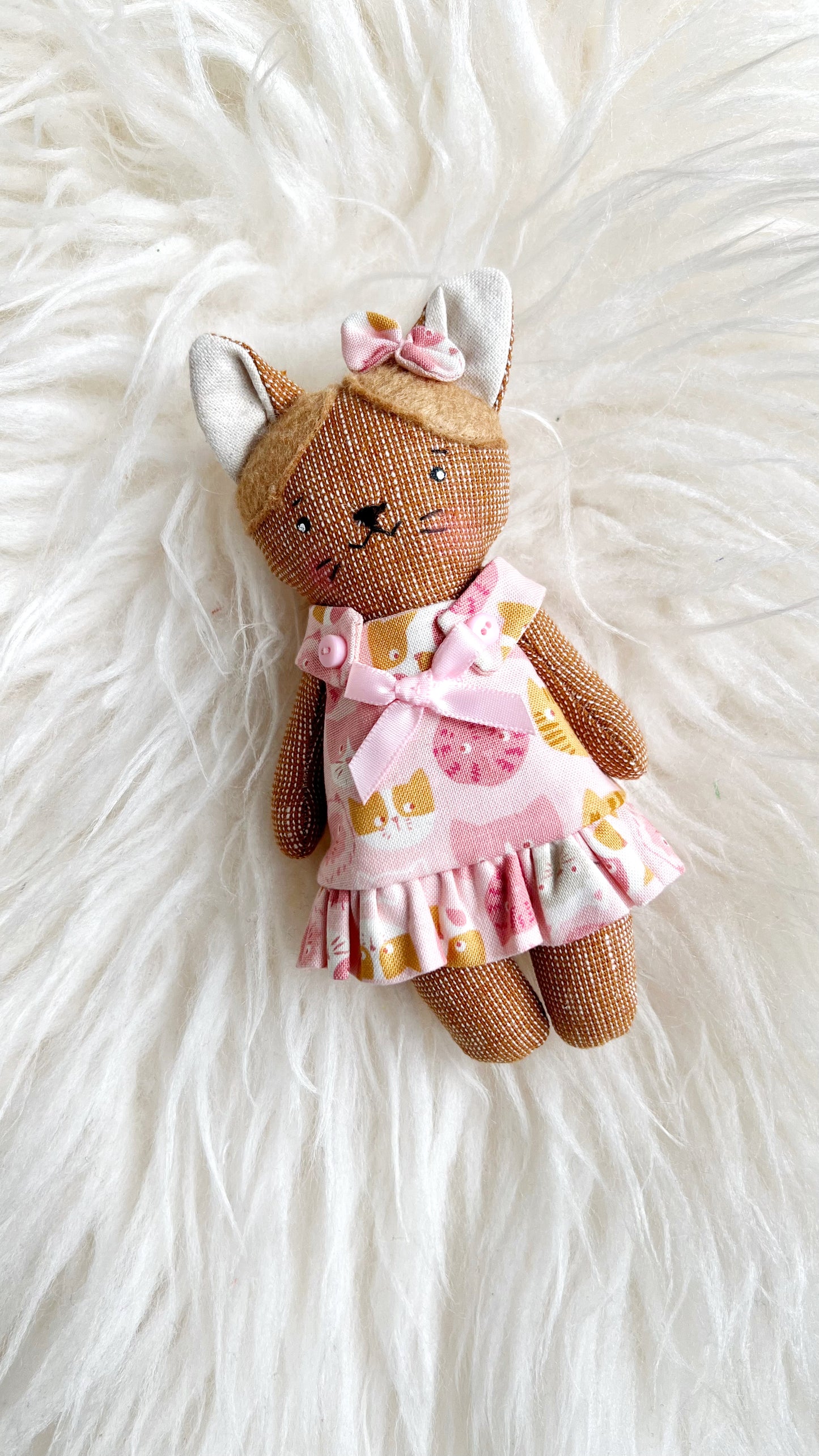 Pocket Cat, Cat Doll, Easter gift