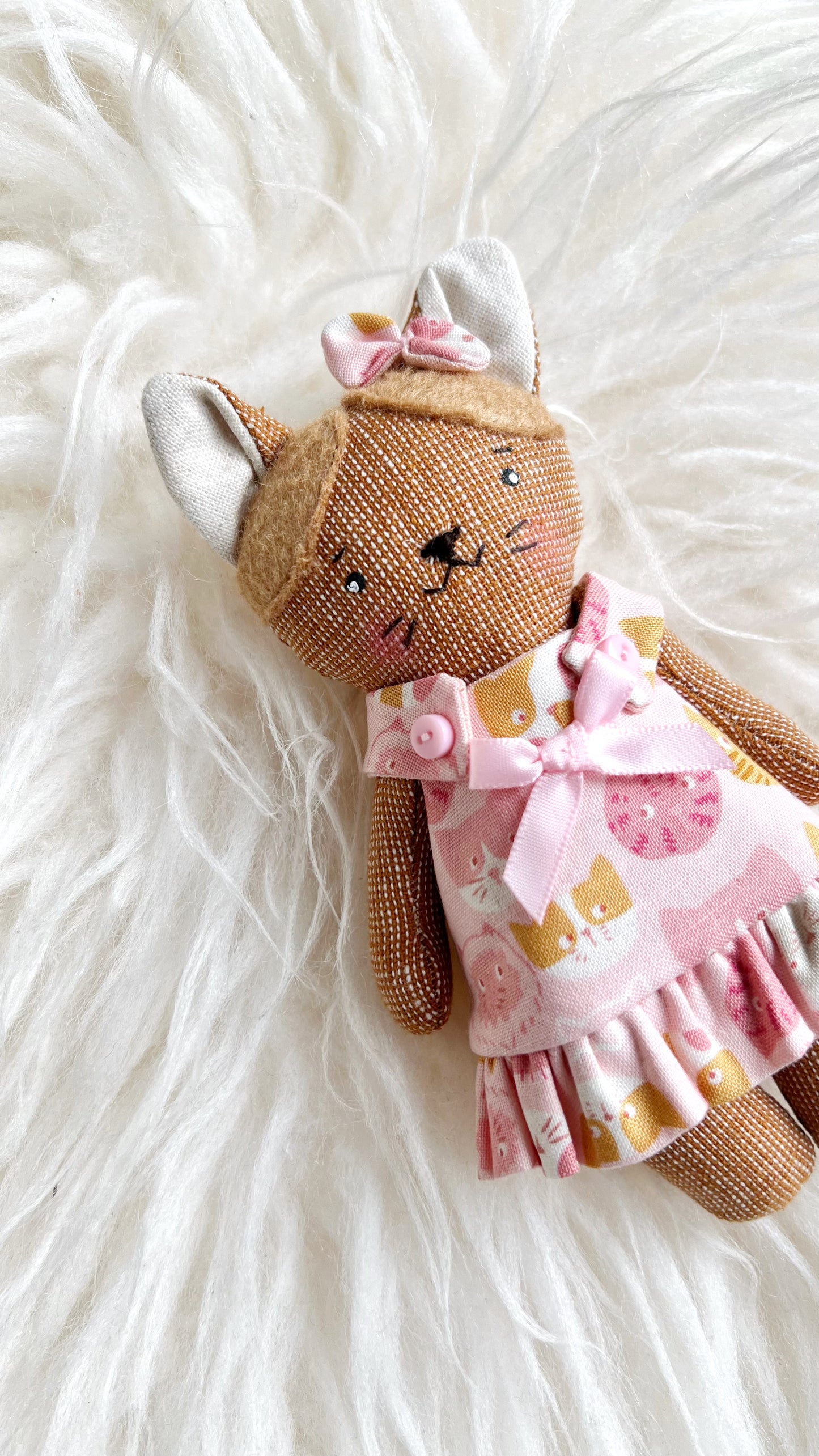 Pocket Cat, Cat Doll, Easter gift