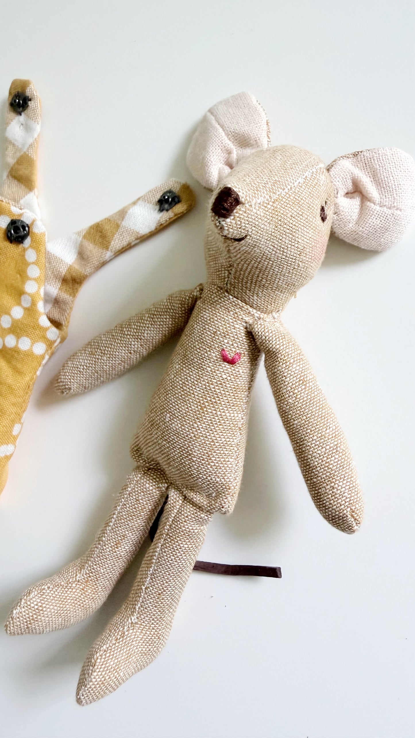 Yellow Pocket Mouse, Mouse Doll,  Mouse Doll