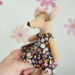 Floral Pocket Mouse, Mouse Doll,  Mouse Doll