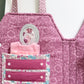 Travel Dollhouse, Pink Fabric Dollhouse