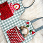 Travel dollhouse, mini dollhouse, Fabric Dollhouse