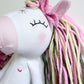 Unicorn Doll, Unicorn Fabric Doll, Textile Unicorn
