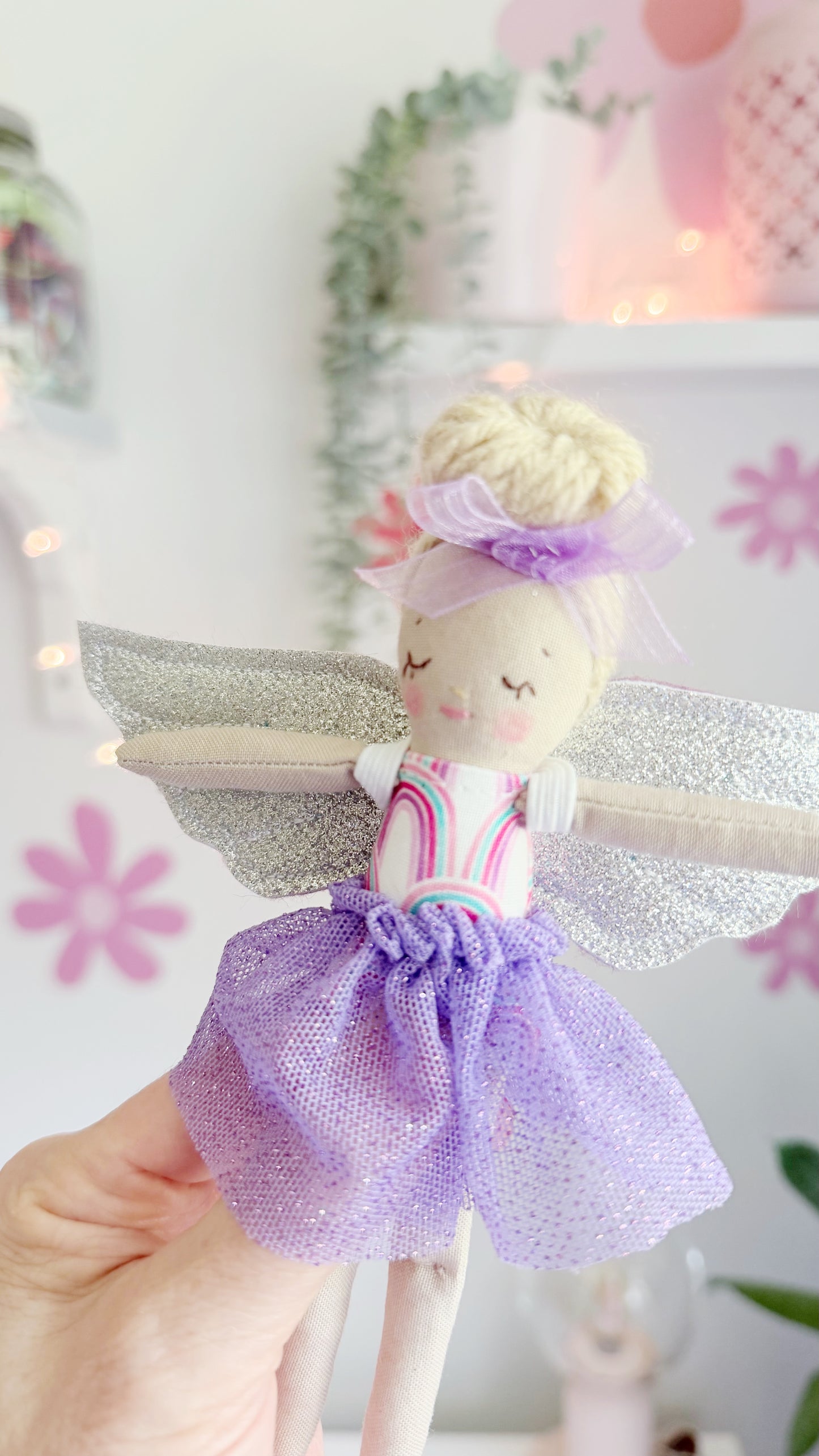 Purple Fairy Doll, Pocket Doll, Fairies