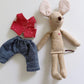 Red Pocket Mouse, Mouse Doll,  Mouse Doll