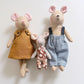 Mouse family, Mouse Doll, Baby Mouse, Father Mouse, Mother Mouse