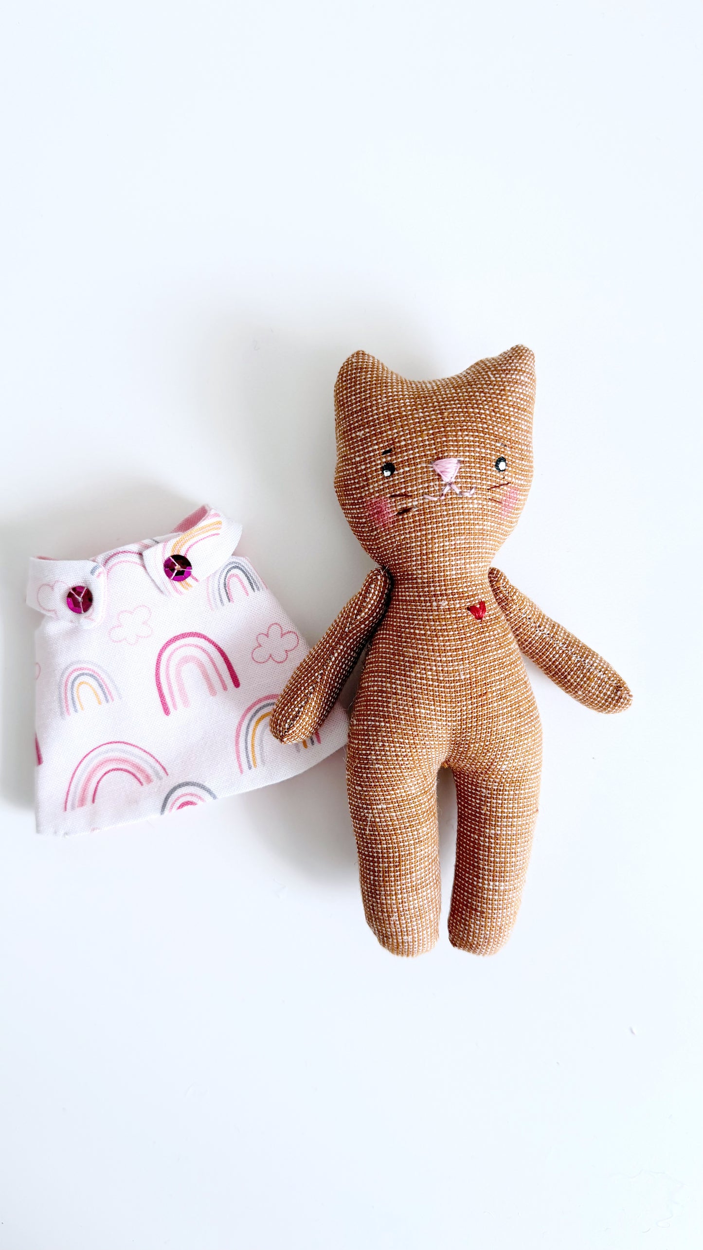 Mini Cat Doll, Cat Doll, Dollhouse Doll