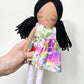 Heirloom Doll, Handmade Doll, Dress Up Doll, Yarn Haired Doll