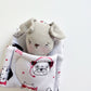 Puppy cozy pal, puppy doll, Pocket Pal, Animal in a Bed, Dog doll,