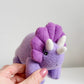 Triceratops Plushie, Purple Triceratop