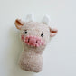 Mini Cow, Dollhouse Cow, Farm Cow, Barnyard Cow