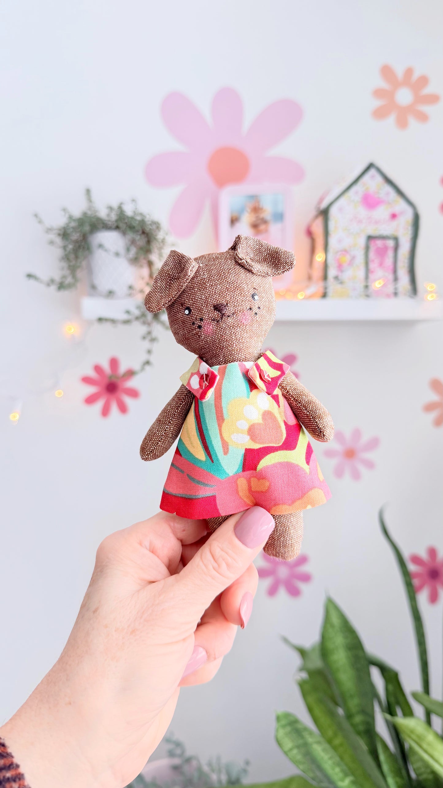 Mini Dog Doll, Dog Doll, Dollhouse Doll