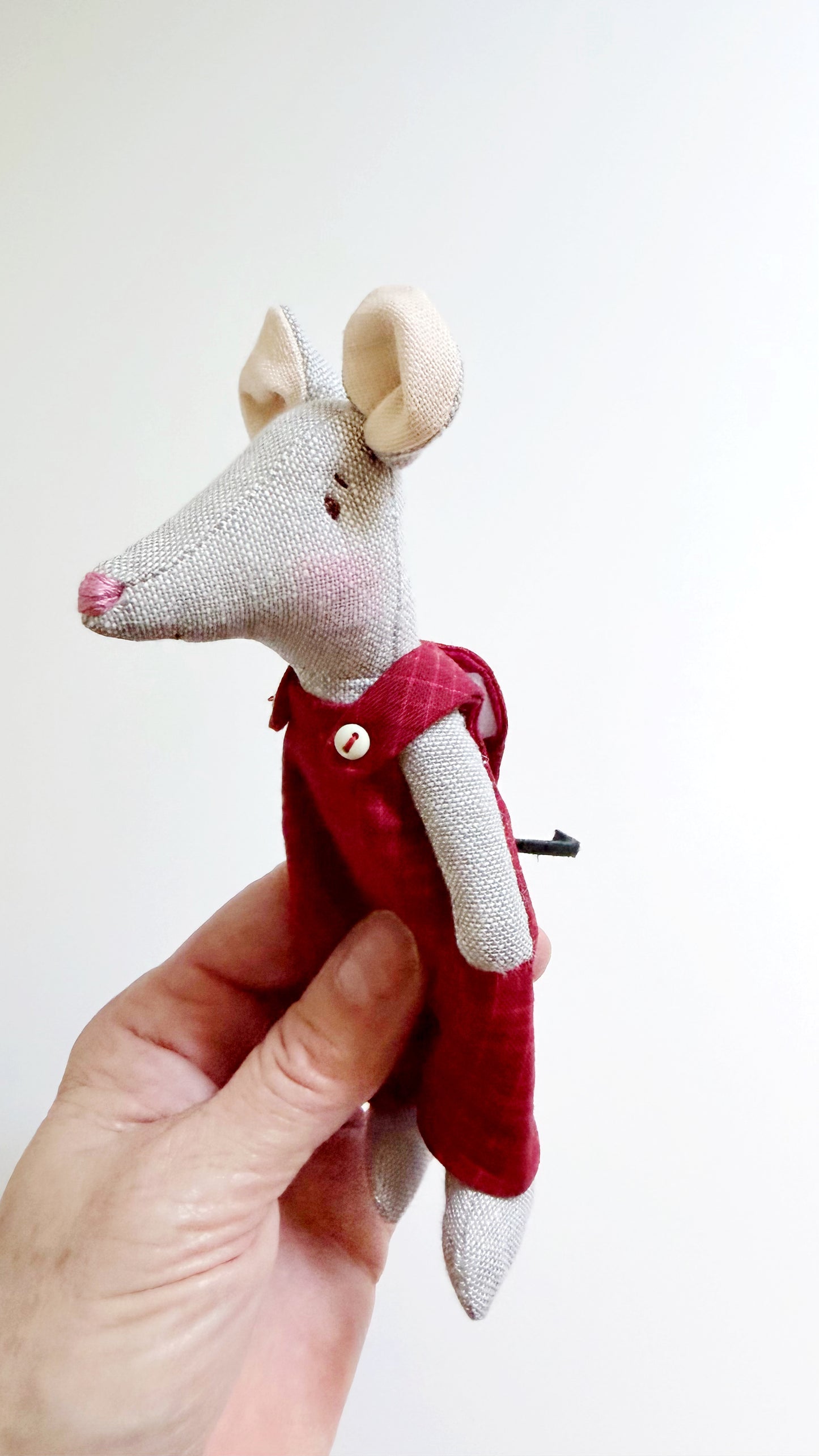 Red Pocket Mouse, Mouse Doll,  Mouse Doll