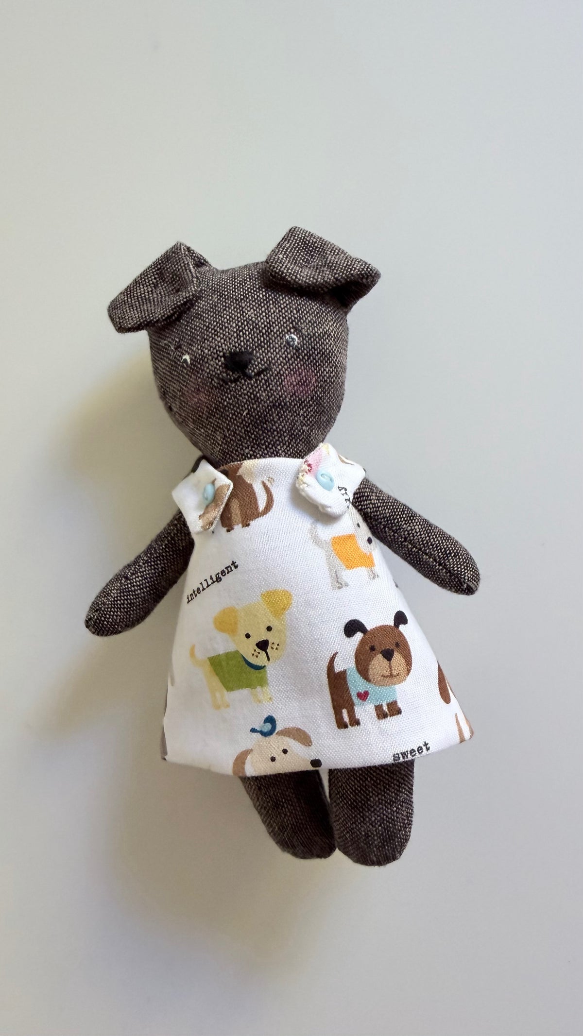 Mini Dog Doll, Dog Doll, Dollhouse Doll