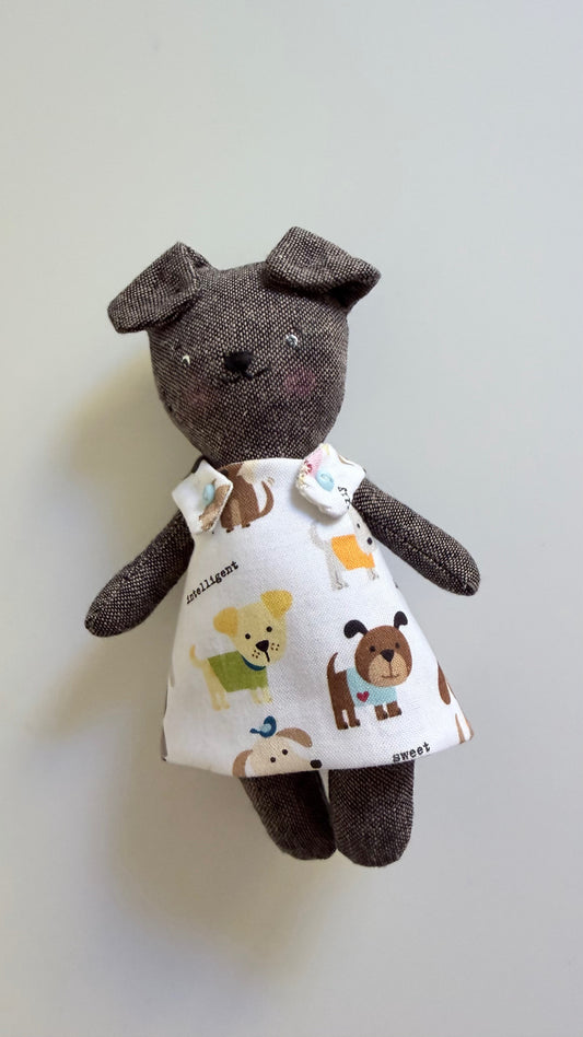Mini Dog Doll, Dog Doll, Dollhouse Doll
