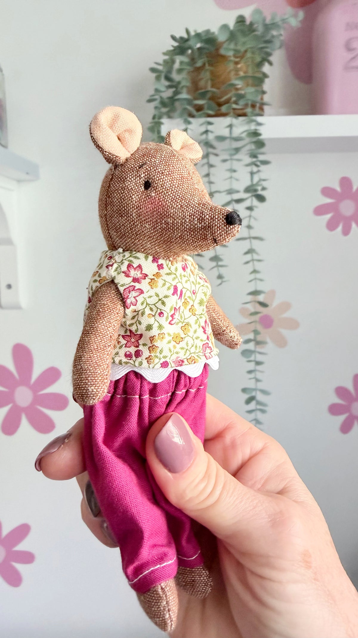 Mini Mouse Doll, Mouse Doll, Dollhouse Doll