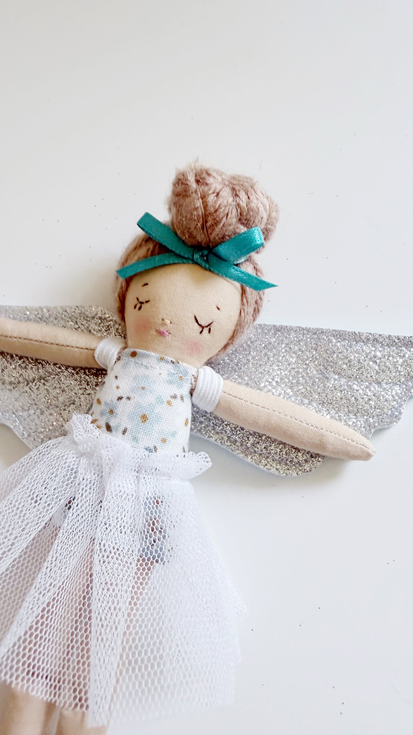 Teal Fairy Doll, Pocket Doll, Fairies