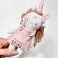 Mini Unicorn Doll, Unicorn Doll, Dollhouse Doll