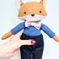 Fox doll, Gabric Fox, Dress up Doll