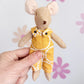 Yellow Pocket Mouse, Mouse Doll,  Mouse Doll