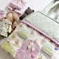 Travel Dollhouse, Pink/Green Fabric Dollhouse