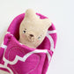 Puppy cozy pal, Bear doll, Pocket Pal, Animal in a Bed