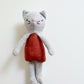 Sister Cat, Cat Doll, Mini Doll,Dollhouse Doll, Dollhouse Cat