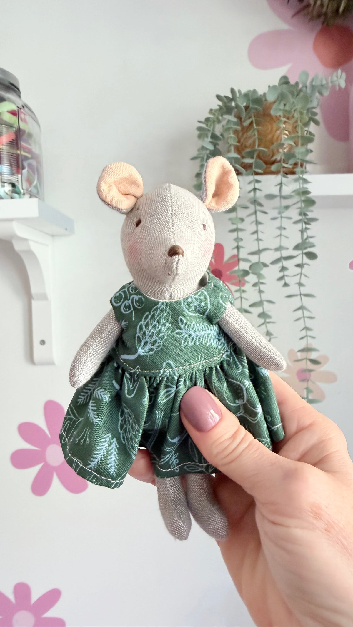 Mini Mouse Doll, Mouse Doll, Dollhouse Doll