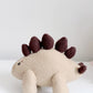 Stegosaurus Plushie, Taupe Stegosaurus