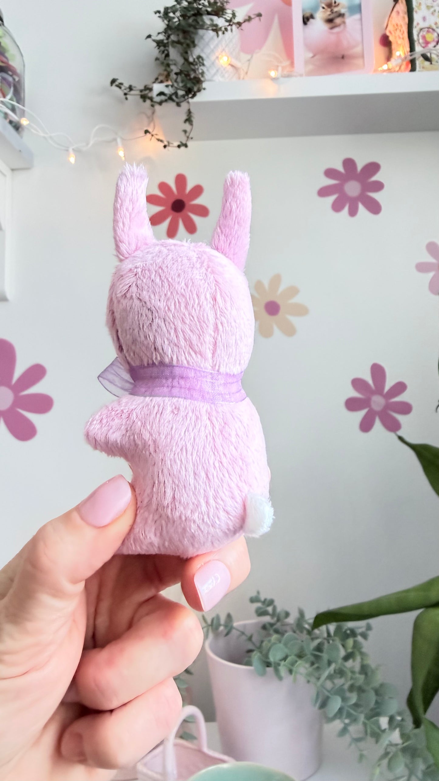 Pink Tea Cup Bunny, Bunny Doll, Pink Bunny,Bunny Plushie