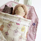 Travel Dollhouse, Pink/Green Fabric Dollhouse