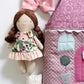 Travel Dollhouse, Pink Fabric Dollhouse